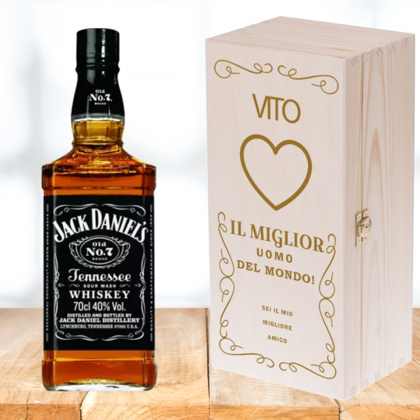 REGALO ROMANTICO PER LUI - JIM BEAM WHITE DAMORE - Regali da Fare a San  Valentino: Originale e Personalizzati