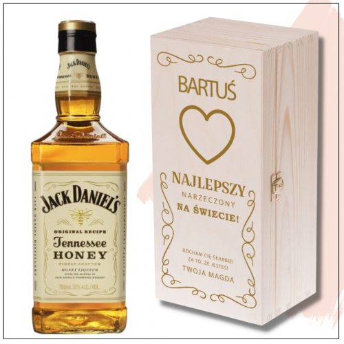 REGALO SPECIALE CON SCATOLA DI LEGNO PERSONALIZZATA PER IL BABY SHOWER - BABY  SHOWER JACK DANIELS - Regali originali per la nascita di un bambino