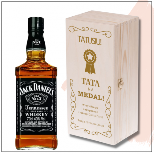 Bottiglia di Whiskey Jack Daniel's Personalizzata con Età e Nome - Idea Regalo  Compleanno 80 Anni Uomo